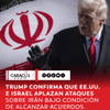 El presidente Donald Trump afirmó que Estados Unidos e Israel acordaron posponer nuevos ataques contra Irán, siempre y cuando se alcance rápidamente un acuerdo para poner fin a la guerra en Oriente Medio, una afirmación desmentida por una agencia de noticias iraní.