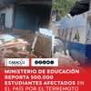 #Educación | El Ministerio de Educación consolidó el primer balance de afectación.