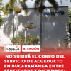 #Atencion | El Acueducto Metropolitano de Bucaramanga anunció que entre septiembre y diciembre no aumentará el cobro correspondiente al servicio de acueducto.