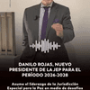 La elección de Danilo Rojas llega en un momento complejo para la Jurisdicción Especial para la Paz, marcado por los debates sobre su funcionamiento y los retos presupuestales que enfrenta la entidad.