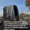 #EnRedes | Este es el momento en el que tropas del Ejército Nacional ubican un vehículo con más de 400 kilos de explosivos tipo C4 en el Cauca.