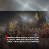 #Mundo | La líder opositora María Corina Machado llegó a Caracas, Venezuela, tras más de 12 horas de viaje.