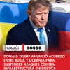 El presidente estadounidense, Donald Trump, confirmo por medio de Truth Social que Rusia y Ucrania han acordado poner fin a los ataques contra sus respectivas infraestructuras energéticas.
