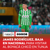 #Deportes La ausencia de James Rodríguez es la principal novedad en Atlético Nacional para su visita este sábado al Boyacá Chicó, en juego pendiente por la primera fecha del campeonato.