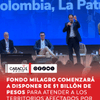 Restrepo confirmó además que desde el lunes 5 de octubre quedó constituida la fiduciaria encargada del Fondo Milagro, un paso necesario para comenzar a disponer de los recursos destinados a la atención de la emergencia y la reconstrucción.