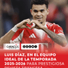 #Deportes | La reconocida revista Onze Mondial reveló el equipo ideal de Europa en la temporada 2025-2026 y ahí apareció el nombre de Luis Díaz.
