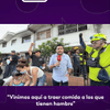 #LaLuciérnaga | “Vinimos aquí a traer comida a los que tienen hambre”.