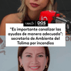 #DosPuntos | Erika Lozano pasó por los micrófonos de Caracol Radio para agradecer las ayudas que han llegado al departamento tras el terremoto y los incendios forestales.