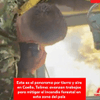  Este es el panorama a esta hora por tierra y aire en Coello, Tolima: soldados de la Sexta Brigada y de la Aviación del Ejército avanzan en los trabajos para mitigar el incendio forestal que está afectando esta zona del país.