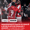 En el estadio Monumental de Buenos Aires, Independiente Santa Fe derrotó a River Plate en penales y avanzó a los cuartos de final de la Copa Sudamericana, un torneo que conoce muy bien.