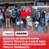 La Alcaldía de Bogotá desplegó un equipo de ingenieros y arquitectos hacia el departamento del Chocó para diagnosticar daños estructurales y coordinar la reconstrucción de viviendas tras el reciente terremoto que sacudió a Colombia el pasado 10 de agosto.