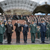 #EnFotos El presidente Abelardo de la Espriella encabezó este miércoles 26 de agosto el acto de presentación y reconocimiento de la nueva cúpula de las Fuerzas Militares y de la Policía Nacional, con el que comenzó oficialmente la gestión de los oficiales que estarán al frente de la estrategia de seguridad y defensa de su Gobierno.
