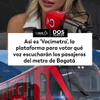#DosPuntos | Así es ‘Vocímetro’, la plataforma para que los ciudadanos voten qué voz quieren escuchar cuando se suban al metro de Bogotá.
