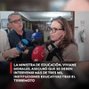 #EnRedes | La ministra de Educación, Viviane Morales, habló de la necesidad de reconstruir las más de 3.000 instituciones educativas afectadas por el terremoto.