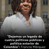 #ElReporteCoronell | La ex vicepresidenta Francia Márquez (@franciamarquezm) pasó por los micrófonos del Reporte Coronell de 6AM W con Daniel Coronell, detallando cuál fue el legado más grande que dejó en el país en medio del Gobierno Petro.