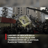 #EnRedes | En horas de la tarde de este lunes, 10 de agosto, se siguen realizando labores de rescate en la carrera 56 con calle 3 en inmediaciones de la antigua Plaza de Toros en Cali.