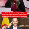 #6AMW | El presidente Abelardo de la Espriella firmó el Decreto 1368 de 2026, mediante el cual el Gobierno levantó la suspensión general de los permisos para el porte de armas de fuego en Colombia.