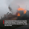 #Regiones | Comunidades rurales de las veredas Mina Nueva y El Paraíso, entre Segovia y el sur de Bolívar, denunciaron que, cerca del mediodía de este domingo 6 de septiembre, un artefacto explosivo de alto poder habría caído cerca de los caseríos, causando daños en entables mineros y varias viviendas.
