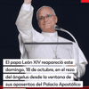  #ServicioDigital | El papa León XIV saludó a miles de personas congregadas en la plaza de San Pedro del Vaticano este domingo, sonriendo, y afirmó que retomará el trabajo “progresivamente” después de su operación por un cáncer de pulmón.