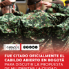 Tras el llamado al gobierno nacional realizado por el concejal Julián Uscátegui y el Representante a la Cámara José Jaime Uscátegui de militarizar la ciudad, el Concejo de Bogotá realizará un Cabildo Abierto en la Universidad Militar Nueva Granada, al cual deberá asistir el Alcalde Mayor, Carlos Fernando Galán.