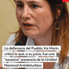  #ServicioDigital | La defensora del Pueblo, Iris Marín, criticó lo que, a su juicio, fue una “excesiva” presencia de la Unidad Nacional Antidisturbios en las manifestaciones que se llevaron a cabo en las afueras del Museo Nacional que, precisamente, terminaron en enfrentamientos entre el escuadrón y un grupo de manifestantes.