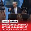 El presidente de Estados Unidos, Donald Trump, abre la posibilidad de retirar los aranceles del 12,5 % que su Gobierno impone a determinados productos colombianos.