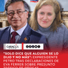 “Solo dice que alguien se lo dijo y no más”: así reaccionó el expresidente Gustavo Petro a las declaraciones de Eva Ferrer sobre un presunto tráfico de drogas que involucraría a Verónica Alcocer.