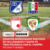 #Deportes | Luego de no haberse podido disputar el juego entre Millonarios y Once Caldas el pasado martes 13 de octubre, por mal estado del terreno del estadio El Campín, Dimayor dio a conocer la programación de los próximos tres partidos que recibirá el escenario deportivo.