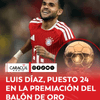 #Deportes Luis Díaz ocupó el puesto 24 en la gala de premiación del Balón de Oro, al mejor jugador del mundo en la temporada 2025-2026.