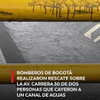 #EnRedes I Dos hombres cayeron al canal de aguas sobre la calle 63 y por la fuerza de las lluvias fueron arrastrados varias cuadras hacía el sur.