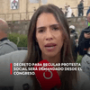 #Política | La representante a la Cámara María Fernanda Carrascal aseguró durante el plantón que se lleva a cabo en el Museo Nacional que desde el Congreso demandarán el decreto que modificó el Gobierno nacional para la respuesta ante la protesta social en el país.