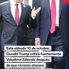 #ServicioDigital | El presidente de Estados Unidos, Donald Trump, arremetió este sábado contra su homólogo ucraniano, Volodímir Zelenski, a cuenta de los bombardeos de Kiev sobre refinerías de diésel rusas y consideró que 