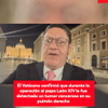 #ServicioInformativo | El Vaticano confirmó que la operación al papa León XIV fue exitosa.