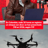 #6AMW | La Fundación Ideas para la Paz (FIP) presentó un informe en el que advirtió sobre el aumento del uso de drones con explosivos por parte de grupos armados ilegales.