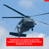 #ServicioInformativo | Una de las hipótesis que pudo confirmar Caracol Radio sobre las causas del accidente del helicóptero UH-60 Black Hawk del Ejército Nacional en Inzá, Cauca, apunta a un fenómeno aeronáutico conocido como hundimiento con potencia, que puede provocar que la aeronave pierda altura pese a que sus motores continúen funcionando.