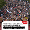 #EnFotos El ministro del Interior francés, Laurent Nuñez, indicó que a media mañana de este sábado las manifestaciones en el país se están desarrollando con más calma que la pasada semana, “sin incidentes importantes”, y constató que se han producido 136 acciones contra el orden público, la mitad que el otro sábado.