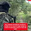 #ServicioInformativo | Dos soldados del Ejército Nacional resultaron heridos en un caso de fuego amigo registrado en la madrugada de este martes en zona rural del municipio de Norcasia, Caldas, en límites con Antioquia, donde tropas adelantaban una operación militar contra el Clan del Golfo.