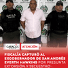 #Atención | La Fiscalía General de la Nación capturó al exgobernador del archipiélago de San Andrés, Providencia y Santa Catalina, Everth Julio Hawkins Sjorgreen, por su presunta participación en hechos de extorsión y secuestro que se habrían presentado contra contratistas de la isla.